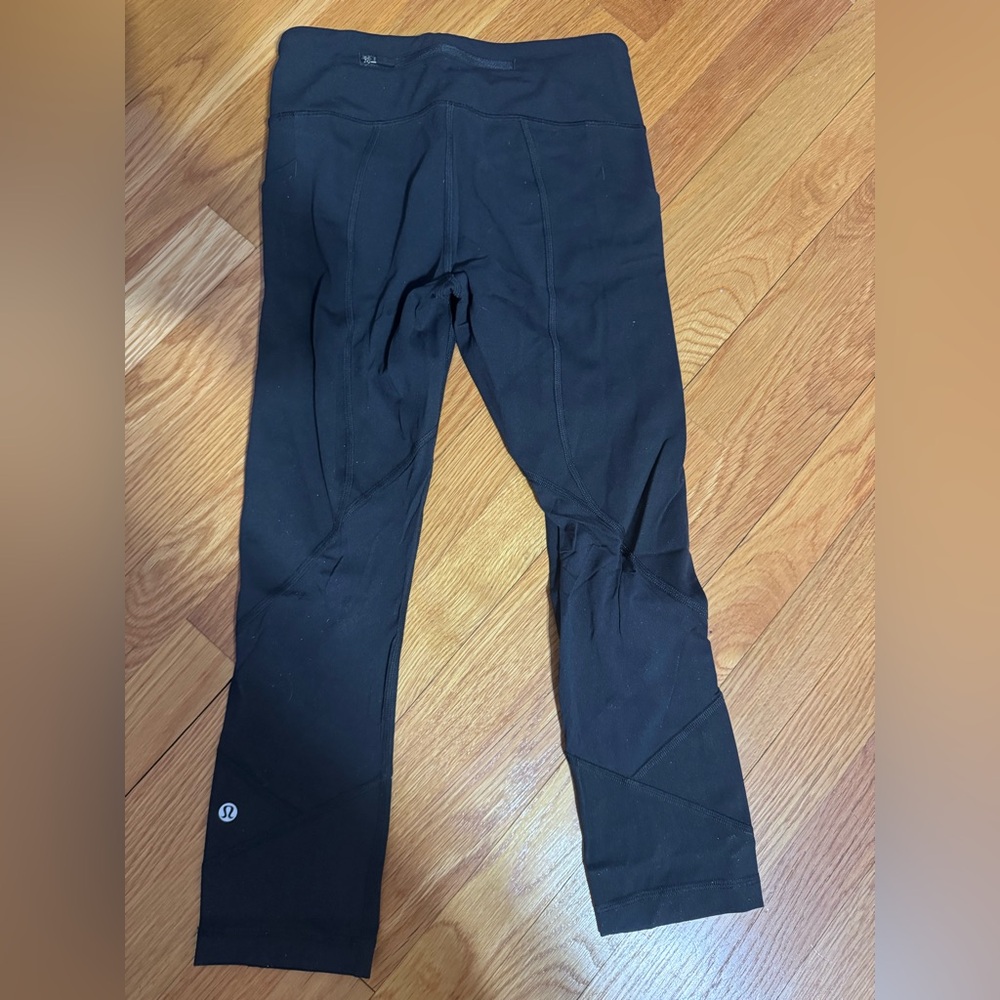 Lululemon Athletica Cropped Black Leggings